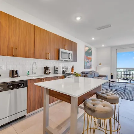 Apartamento Modern 2 Bed Mins From Brickell With Free Parking